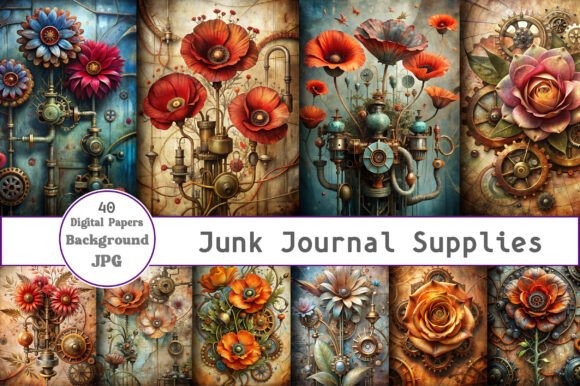 Download Junk Journal Supplies - Junk journal Collection