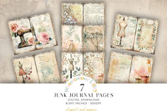 Download Sewing Junk Journal Pages - Junk journal Collection