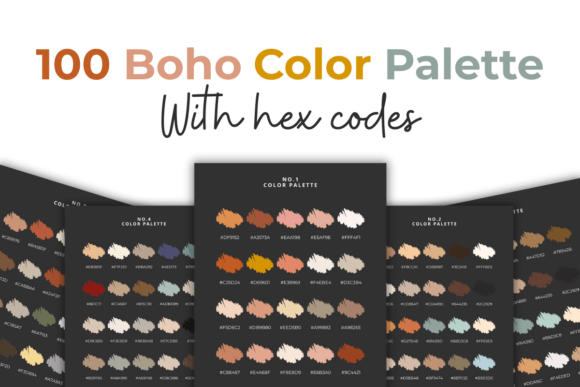 Download Boho Color Palette with Hex Codes - Premium Resources